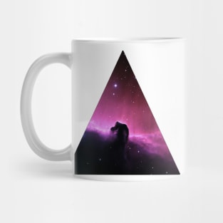 Purple Horsehead Nebula Triangle Mug